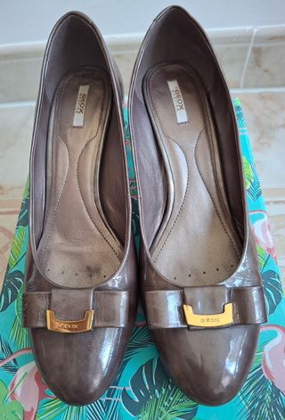 Zapatos de tacón Geox Marrones Talla 40