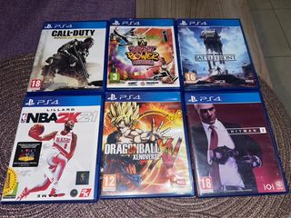 PS4 Pro Negra + 5 Juegos