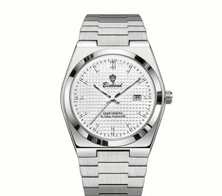 Reloj Binbond Hombre Negro y Plateado