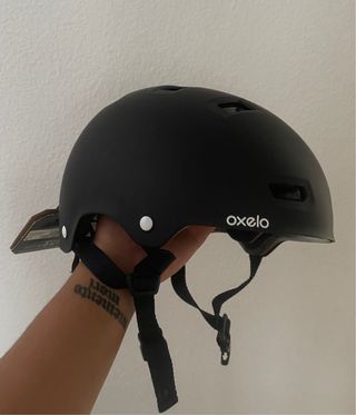 Casco Oxelo Talla S Negro