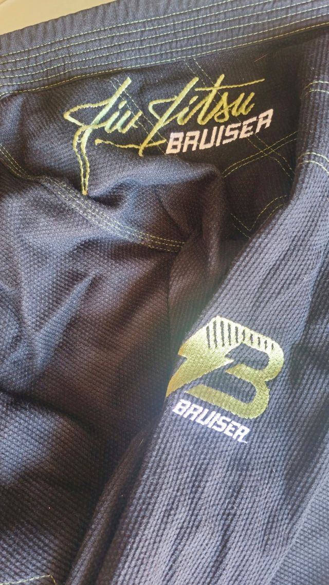 Kimono BJJ Bruiser Negro y Verde