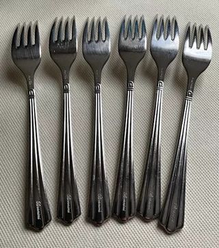 Set 6 Forchette Tavola Bernini Acciaio