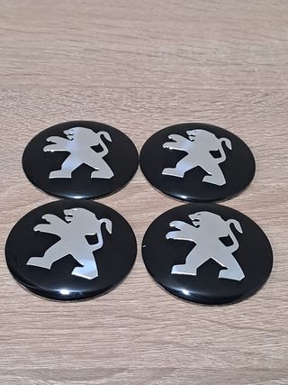 Tapacubos Logo León Peugeot (4 unidades) 56mm