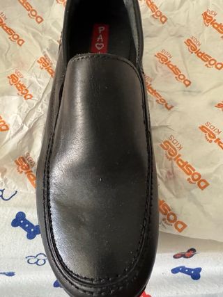 Zapatos niño Paola negros talla 35 para colegio 