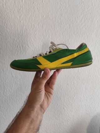Zapatillas Newfeel Verde/Amarillo Talla 43