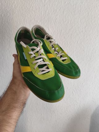 Zapatillas Newfeel Verde/Amarillo Talla 43