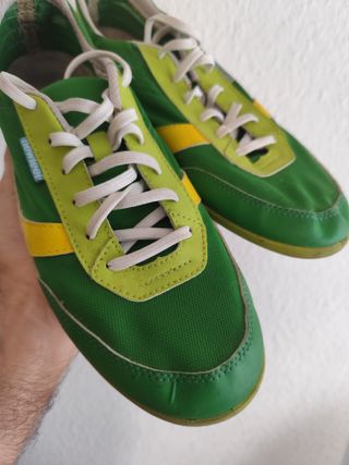 Zapatillas Newfeel Verde/Amarillo Talla 43