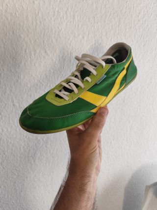 Zapatillas Newfeel Verde/Amarillo Talla 43