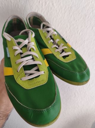 Zapatillas Newfeel Verde/Amarillo Talla 43
