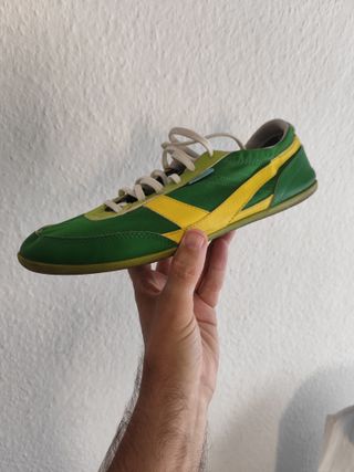Zapatillas Newfeel Verde/Amarillo Talla 43