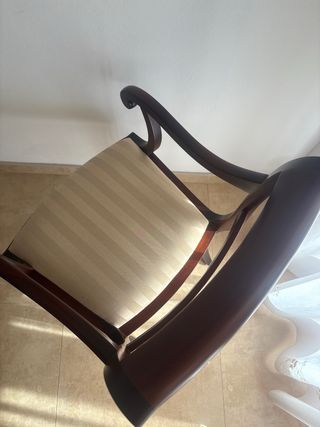 Set de 6 sillas de madera estilo clásico