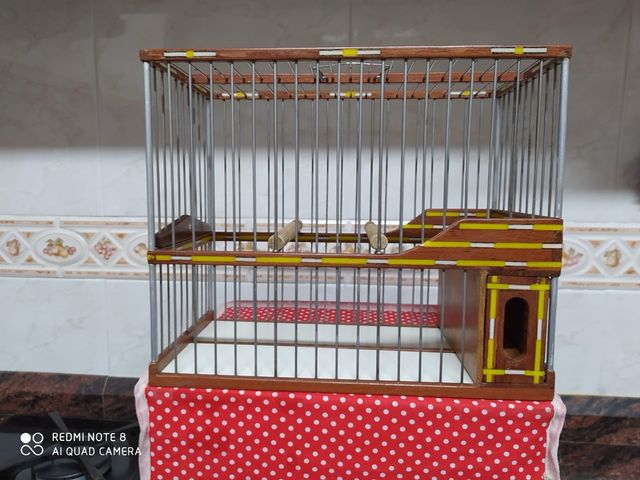 Jaula C2 Madera Pájaros