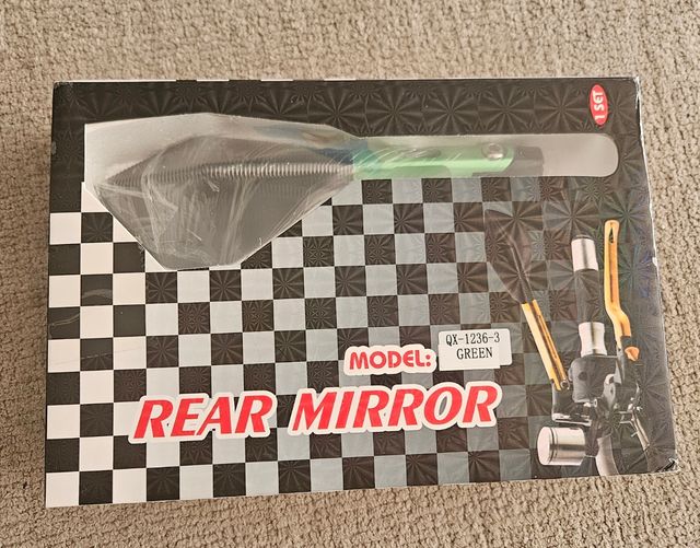 Espelhos Verdes Universal para Motocicleta