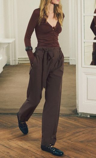 Pantalones Zara marrones