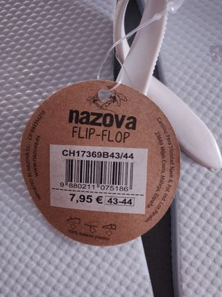Chanclas Nazova Talla 43/44
