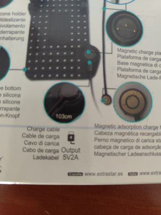 Soporte/Cargador Coche para smartphone