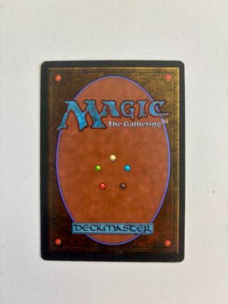 Mtg Magic Force of Nature 4th Edition signed