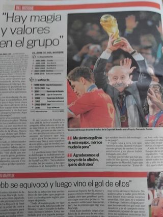 Periódico Marca España Campeón Mundial 2010