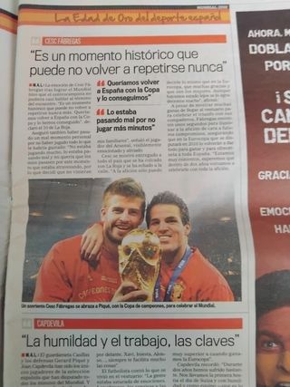 Periódico Marca España Campeón Mundial 2010