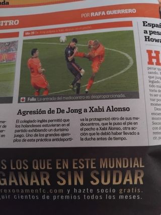 Periódico Marca España Campeón Mundial 2010