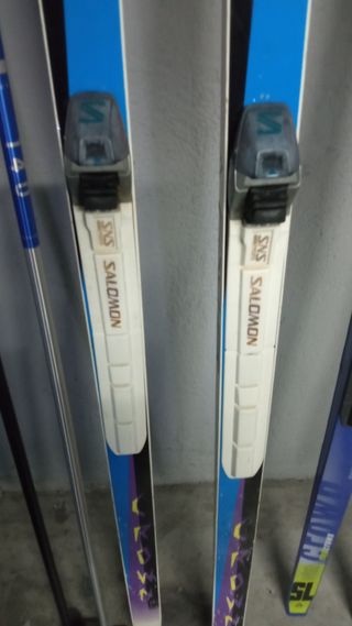 Esquís de fondo Salomón y Royal Crown