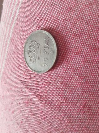 Moneda 25 PTAS Corona