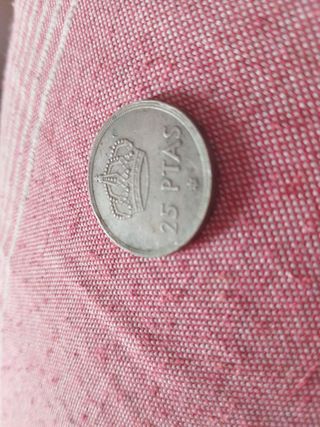 Moneda 25 PTAS Corona