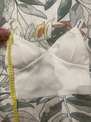 Top blanco tirantes
