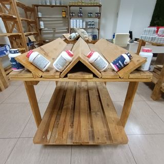 Mesa mostrador de madera