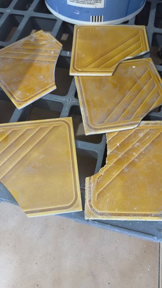 Baldosa rachola azulejo cerámica vintage 15x15cm