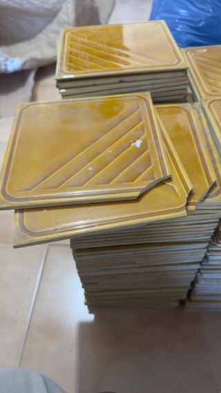 Baldosa rachola azulejo cerámica vintage 15x15cm