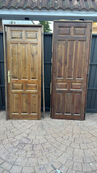 Puertas de madera rústicas