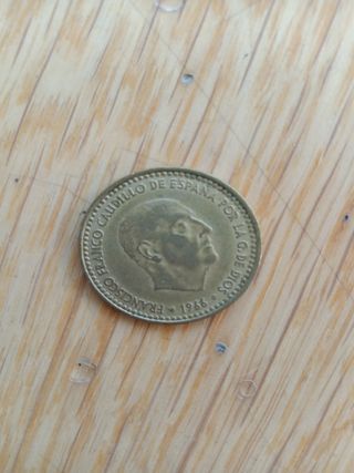 Moneda 1 Peseta Franco 1966