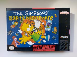 The Simpsons Bart's Nightmare SNES (v. USA)
