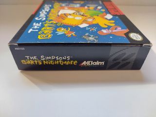The Simpsons Bart's Nightmare SNES (v. USA)