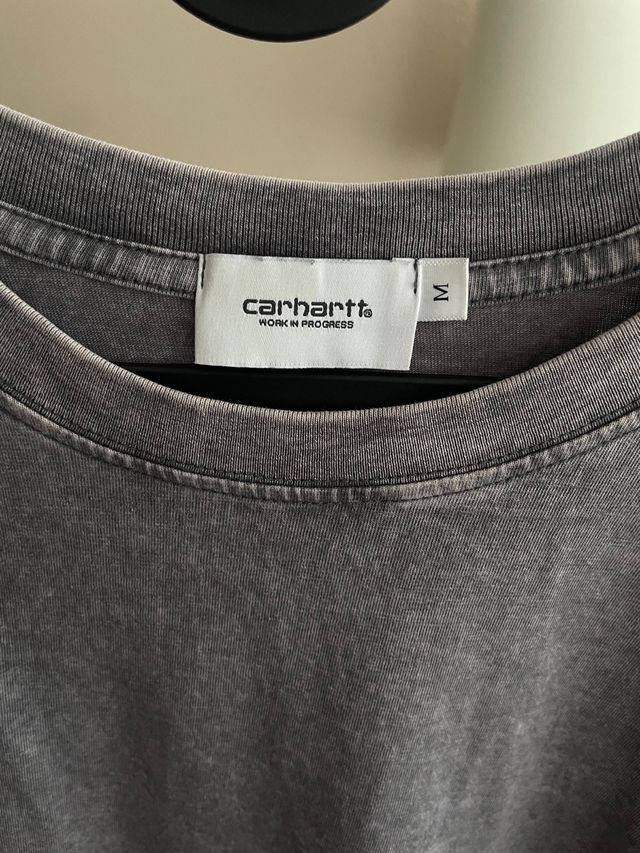Camiseta Carhartt WIP Morado/Gris Lavado