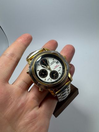 Reloj Orient Cronógrafo Racer Vintage Oro/Plata
