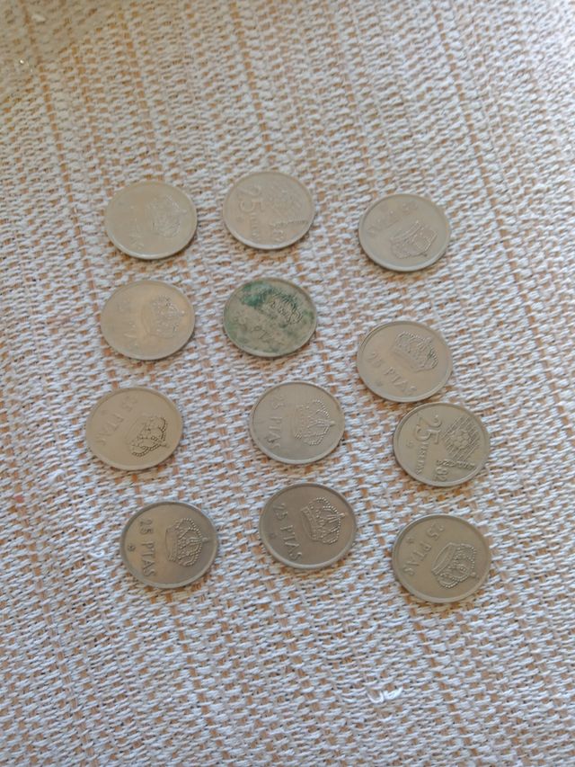 Monete Carlos I da 25 Pesetas