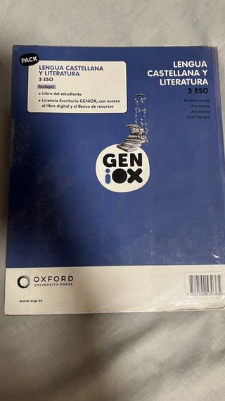 Lengua Castellana y Literatura 3º ESO. Libro de...