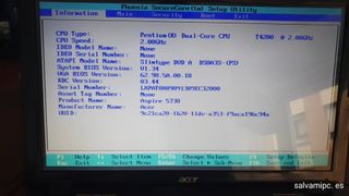 Acer Aspire 5738 LOTE – Para repuestos o reparar
