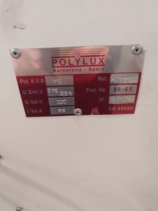 Estabilitzador de Tensió Automatic POLYLUX