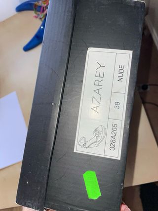 Sandalias AZAREY Beige con Pedrería