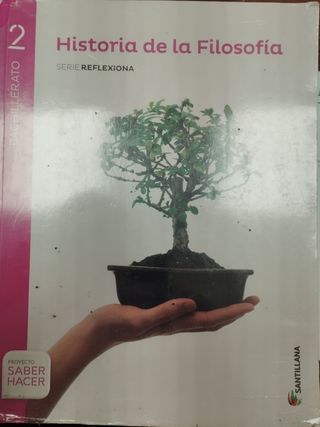 Libro Historia de la Filosofía 2 Bachillerato