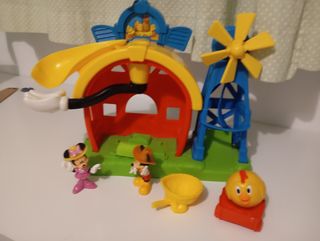 Casa Mickey Mouse Campo con Muñecos