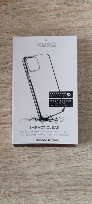 Funda Puro Impact Clear iPhone 12 Mini
