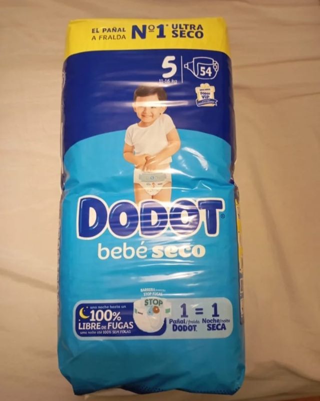 Pañales Dodot Talla 5 - 54 unidades