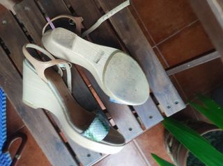 Sandalias Unisa Tacón Multicolor