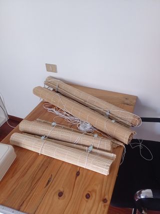 Persiane in bambù e legno