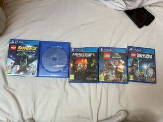PS4 Juegos: Lego Batman 3, Minecraft, Lego Jurassi
