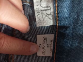 Falda vaquera larga talla M